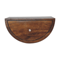Chestnut Crescent Floating Nightstand