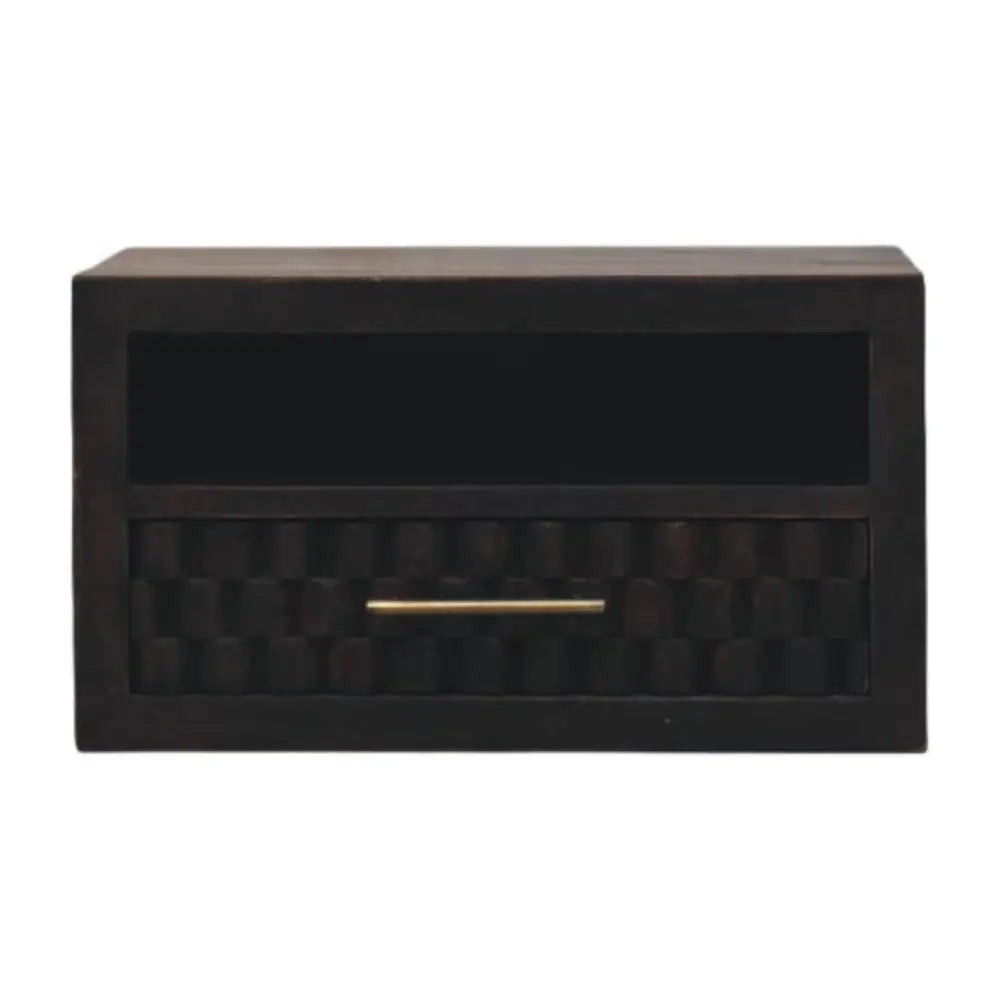 Cadiz Carved Open-Slot Bedside