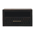 Cadiz Carved Open-Slot Bedside