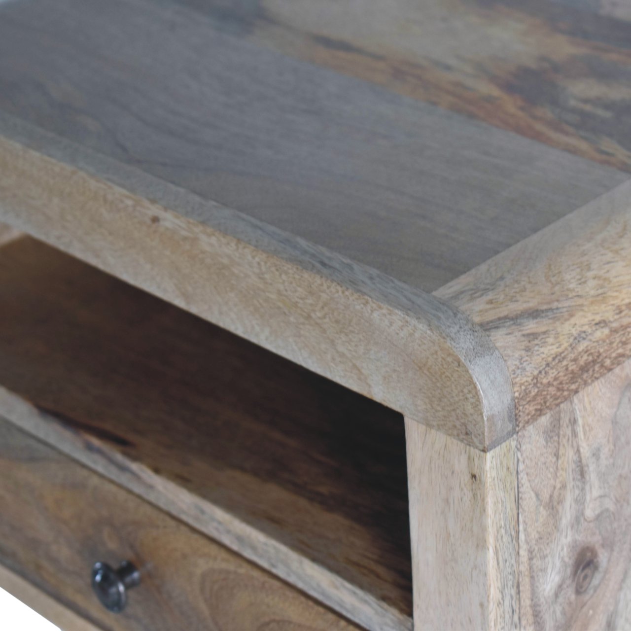 Chunky Oak Floating Bedside - Nightstands