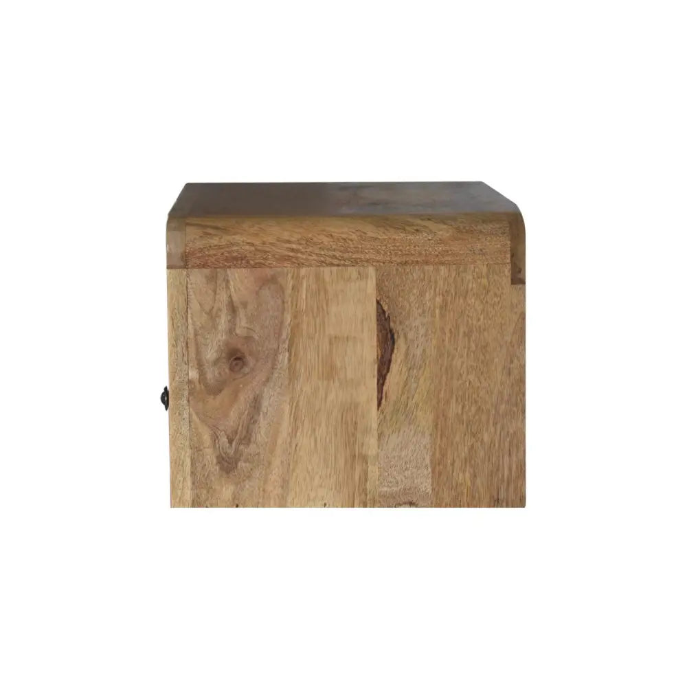 Chunky Oak Floating Bedside - Nightstands