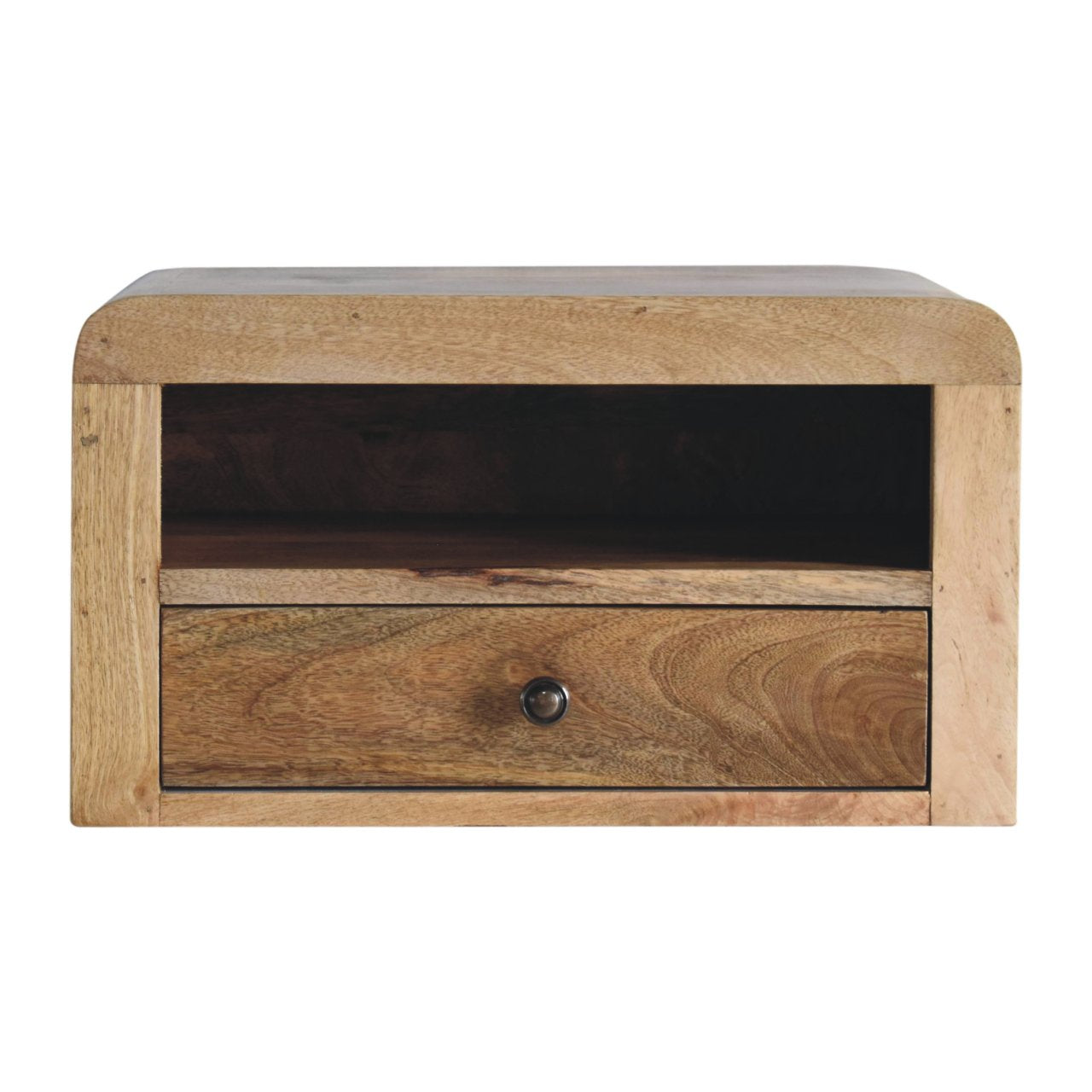 Chunky Oak Floating Bedside - Nightstands
