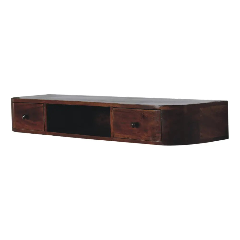 Lunar 2 Drawer Wall Mounted Console - Console Table