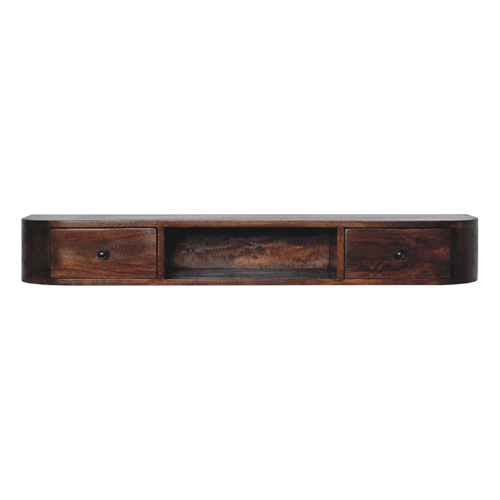 Lunar 2 Drawer Wall Mounted Console - Console Table