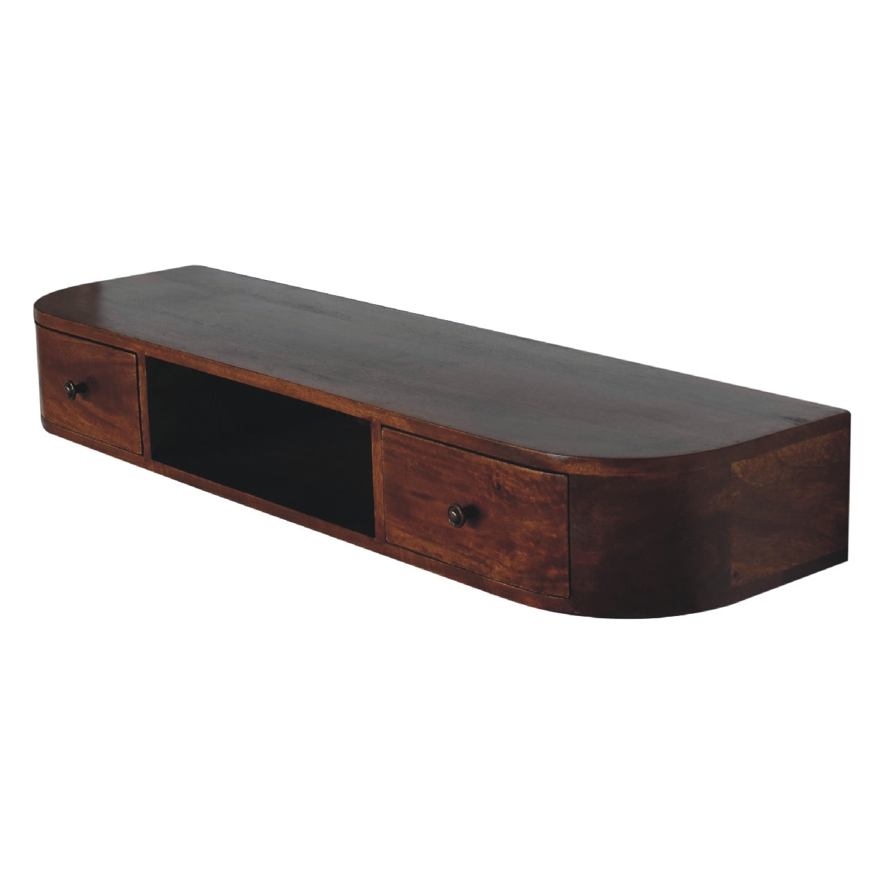 Lunar 2 Drawer Wall Mounted Console - Console Table