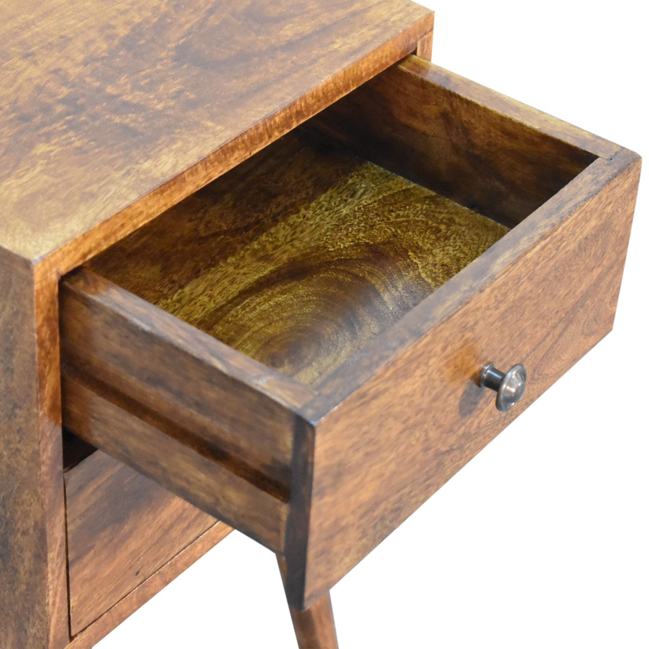 Mini 2 Drawer Chestnut Nightstand - Nightstands