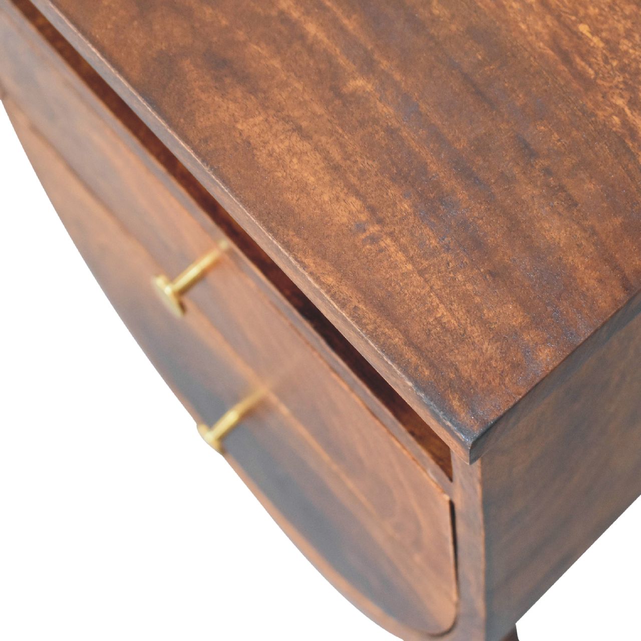 Split Chestnut Nightstand - Nightstands