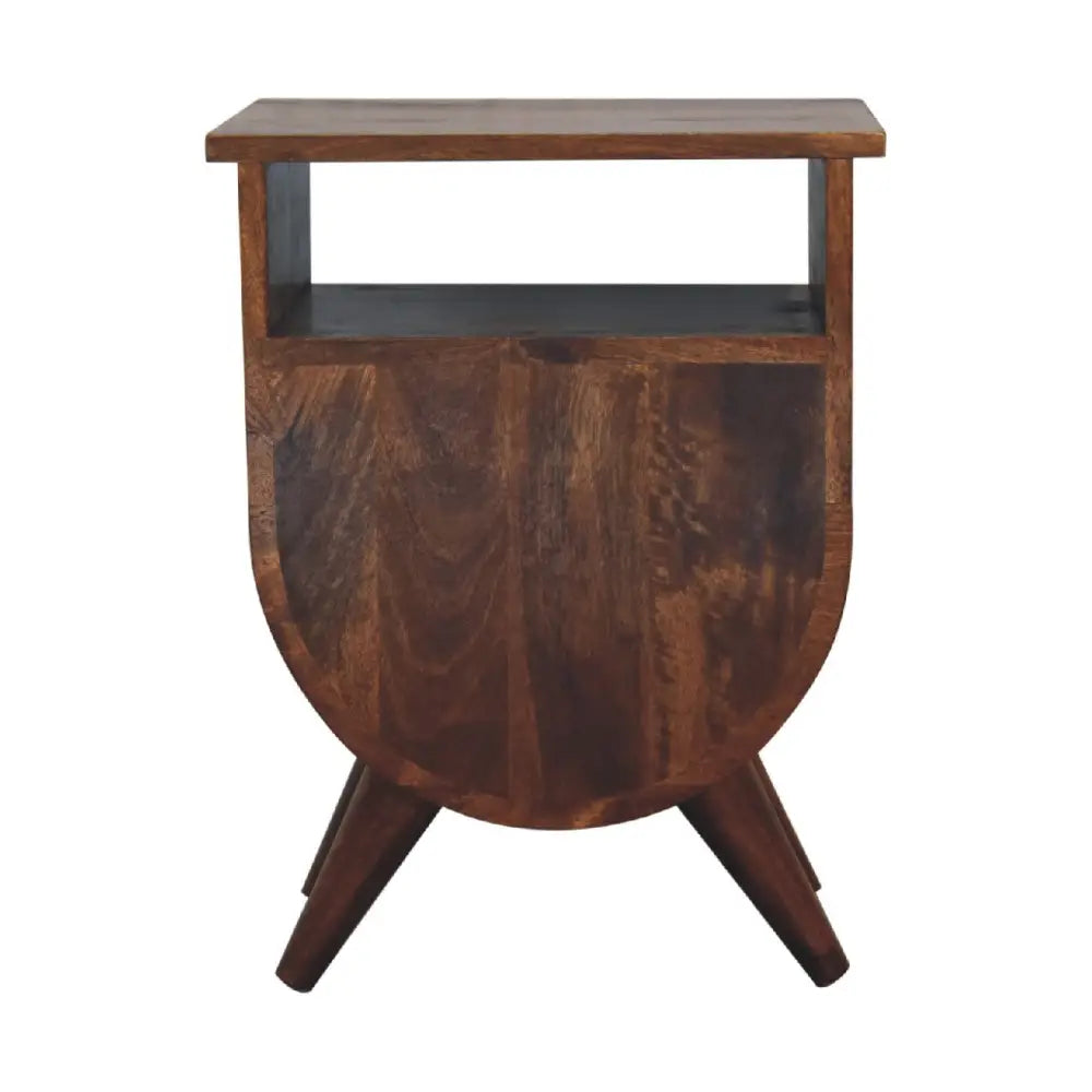 Split Chestnut Nightstand - Nightstands