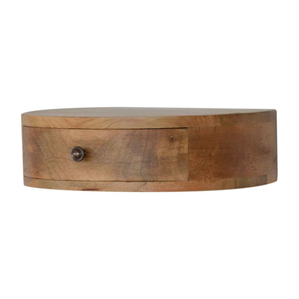 Wall Mounted Rounded Nightstand