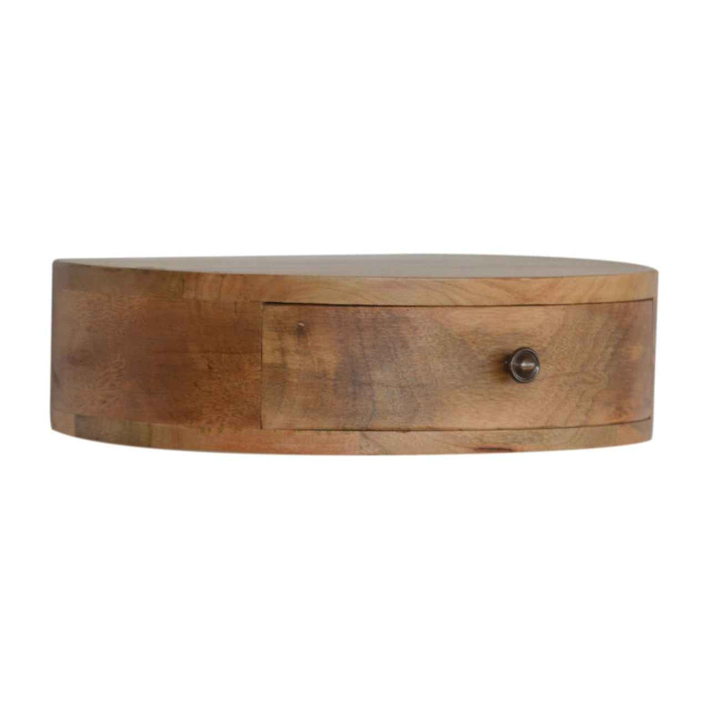 Wall Mounted Rounded Nightstand